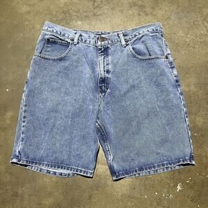 Vintage Y2k Cherokee Blue Denim Jean Shorts Jorts 36x9